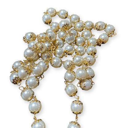 St.John Paul II Pope - Relic Rosary Ex-Indumentis - Canonization Saint JpII | Catholically