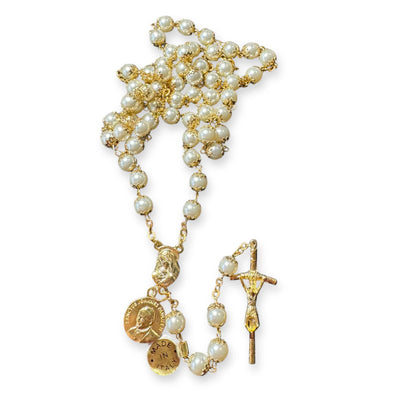 St.John Paul II Pope - Relic Rosary Ex-Indumentis - Canonization Saint JpII | Catholically