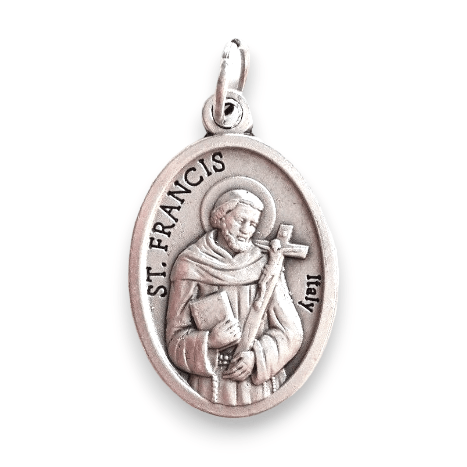 St. Joseph Medal - Pendant - Charm - St. Francis Medal - Blessed by Pope | Catholically