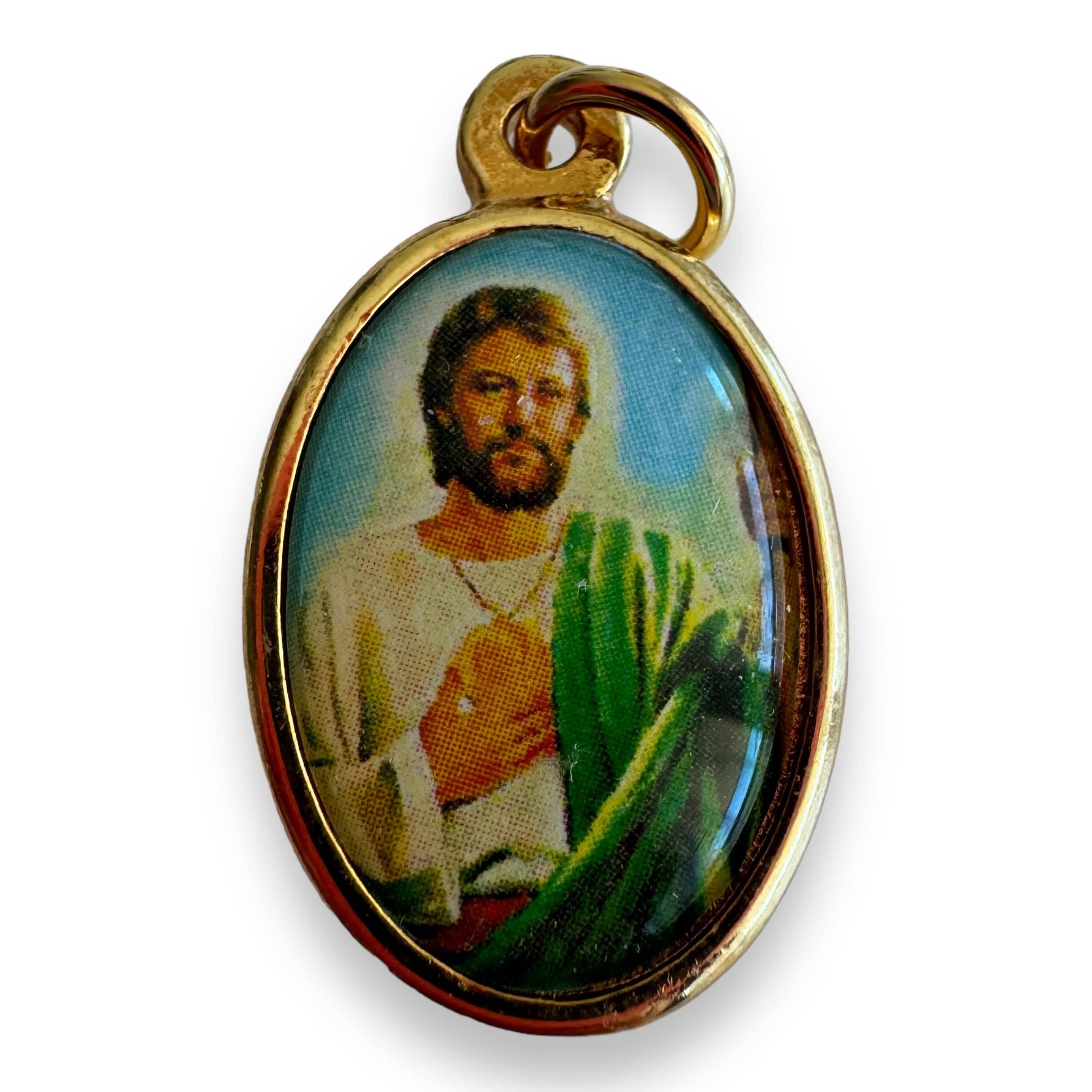 St. Jude Thaddeus Relic Medal - 'Ex Indumentis' Sacred Relic | Catholically