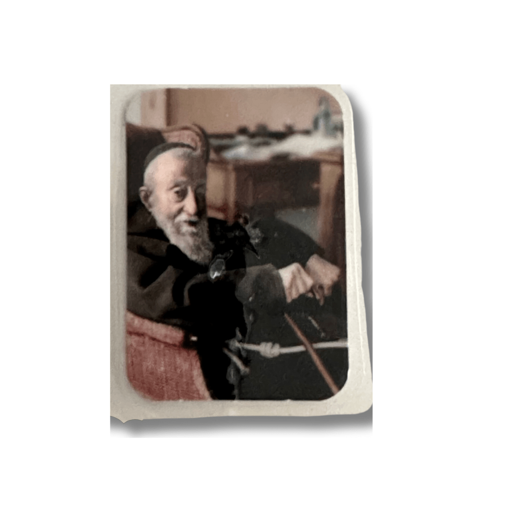 St. Leopold Mandic Holy Card W/ Relic  Leopoldo Of Castelnuovo  Bogdan Ivan | Catholically