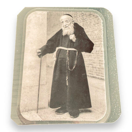 St. Leopold Mandic Holy Card w/ Relic  Leopoldo Of Castelnuovo  Bogdan Ivan | Catholically
