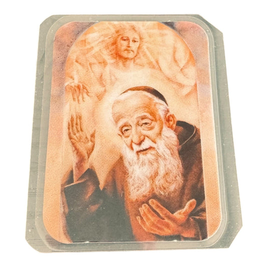 St. Leopold Mandic Holy Card w/ Relic  Leopoldo Of Castelnuovo  Bogdan Ivan | Catholically
