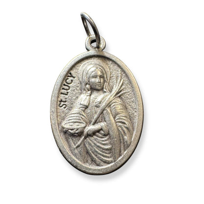 St. Lucy Medal – A Symbol of Light, Protection & Healing - Blessed by Pope | Catholically