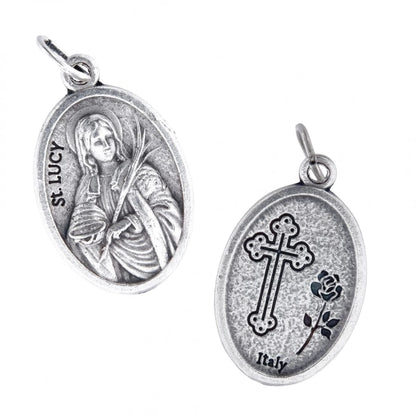 St. Lucy Medal – A Symbol of Light, Protection & Healing - Blessed by Pope | Catholically