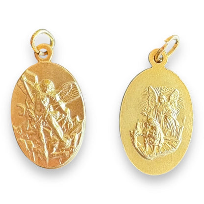 St. Michael Archangel - Blessed By Pope - Medal - Patron Of Police Officers | Catholically