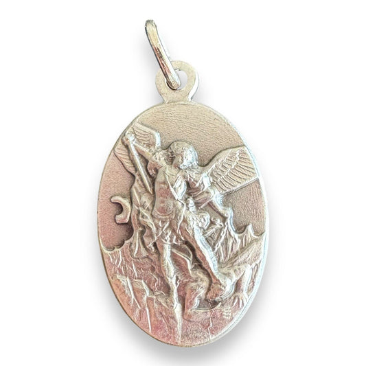 St. Michael Archangel - Blessed By Pope - Medal - Patron Of Police Officers | Catholically