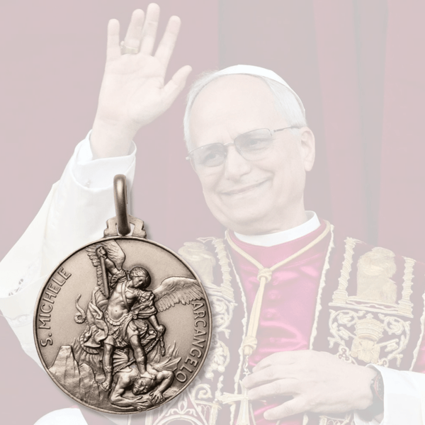 St. Michael Medal – 925 Sterling Silver – Blessed by Pope Leo XIV