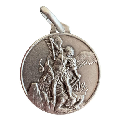 St. Michael Archangel Medal -925 Sterling Silver Patron Saint Police Officers | Catholically