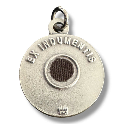 St. Padre Pio Relic Medal - Catholic Charm - St. Father Pio Ex-Indumentis | Catholically