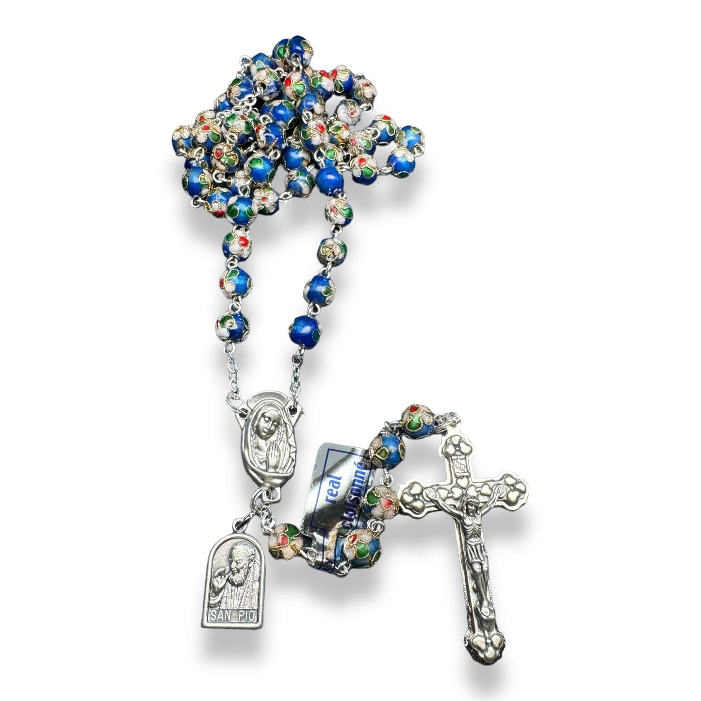 St. Padre Pio Rosary Blessed By Pope w/ Relic - St. Father Pio | Catholically