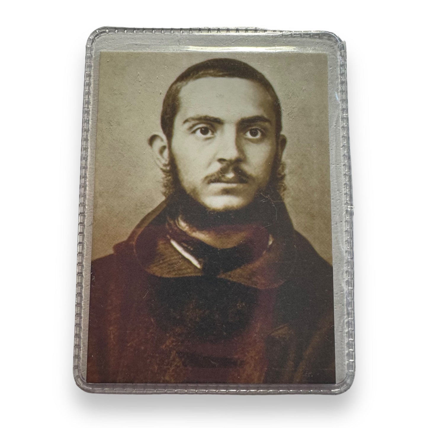 St. Padre Pio Vintage Holy Card - Relic Of St. Father Pio Of Pietrelecina | Catholically