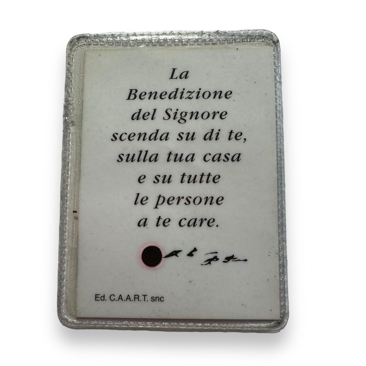 St. Padre Pio Vintage Holy Card - Relic Of St. Father Pio Of Pietrelecina | Catholically
