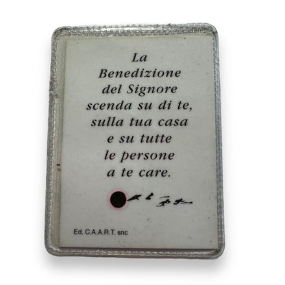 St. Padre Pio Vintage Holy Card - Relic Of St. Father Pio Of Pietrelecina | Catholically