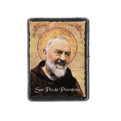 St. Padre Pio Vintage Holy Card - Relic Of St. Father Pio Of Pietrelecina | Catholically