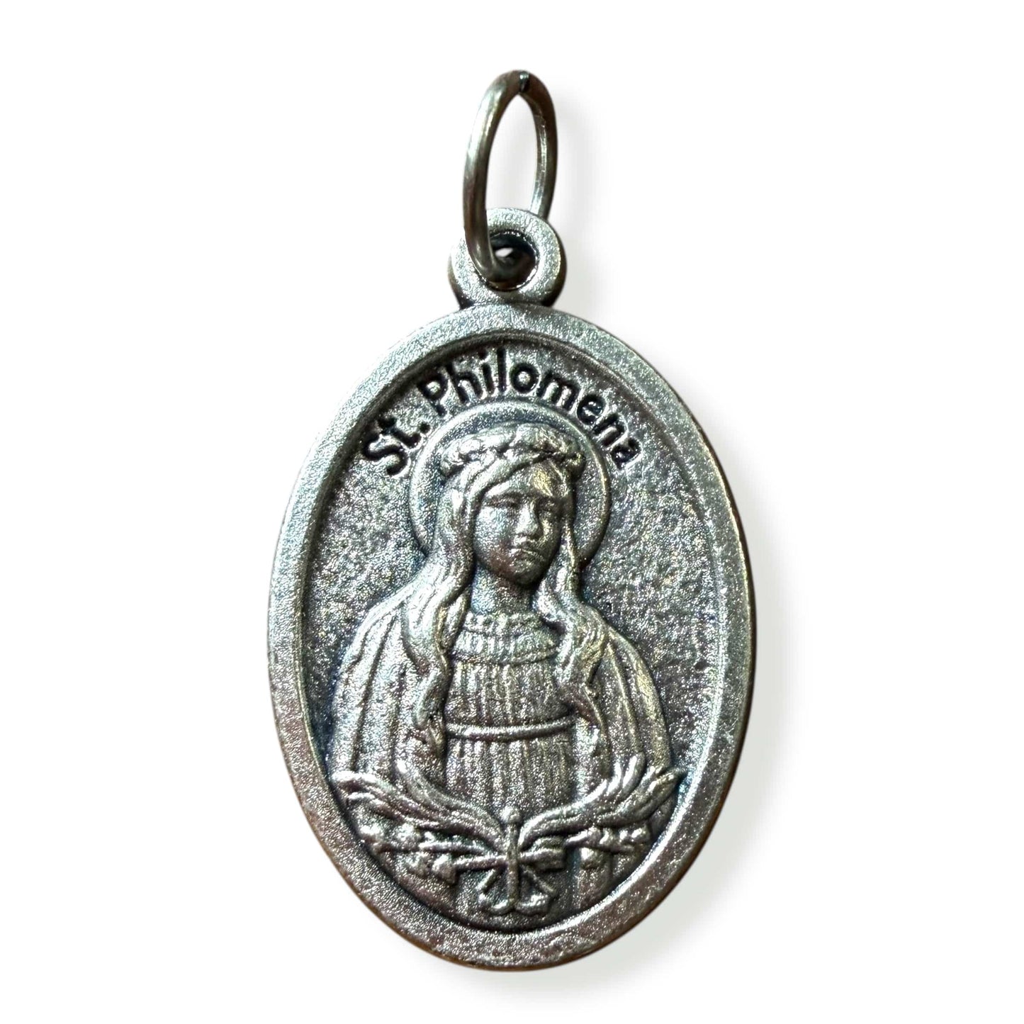 St. Philomena Catholic Medal Pendant Religious -Babies Youth | Catholically