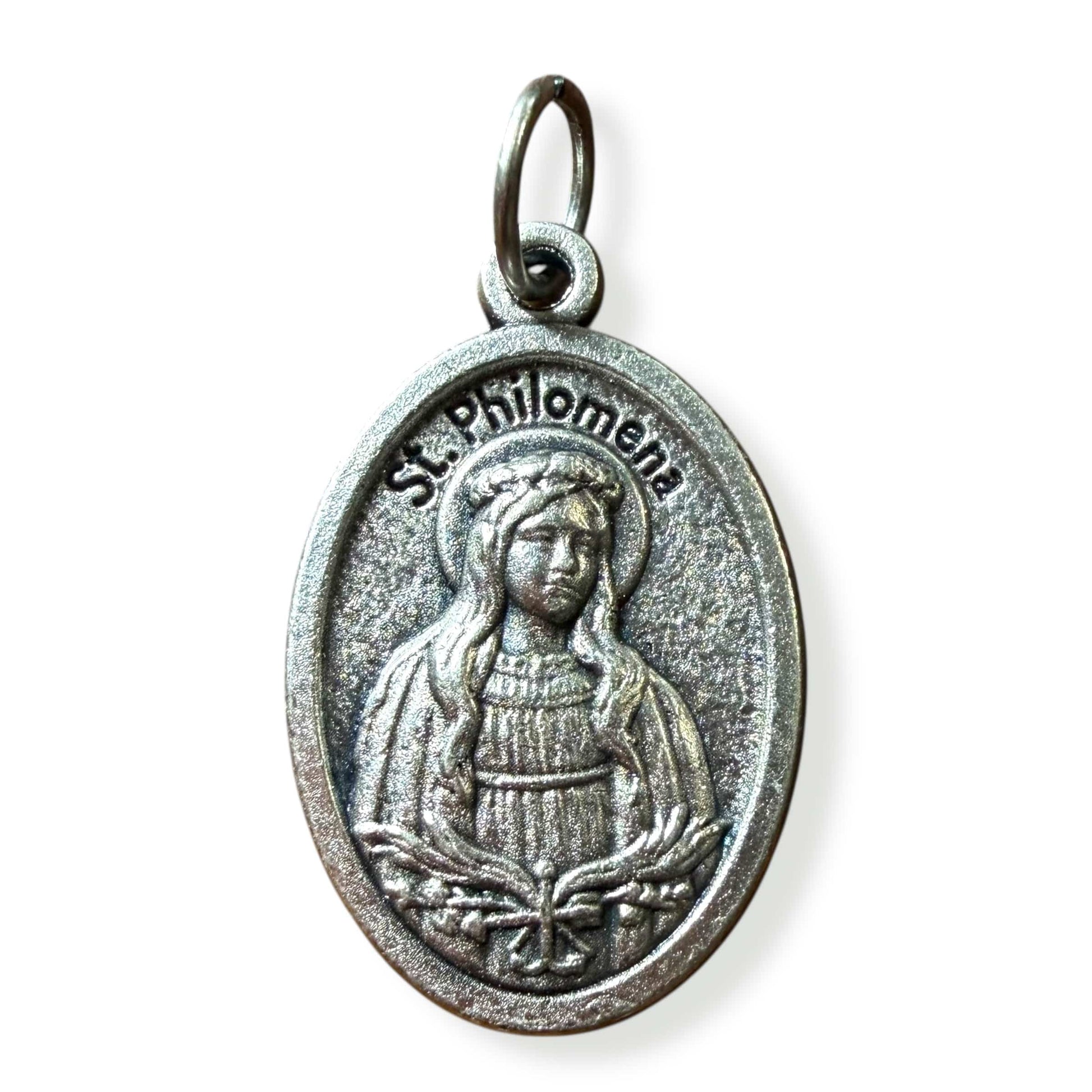 St. Philomena Catholic Medal Pendant Religious -Babies Youth | Catholically