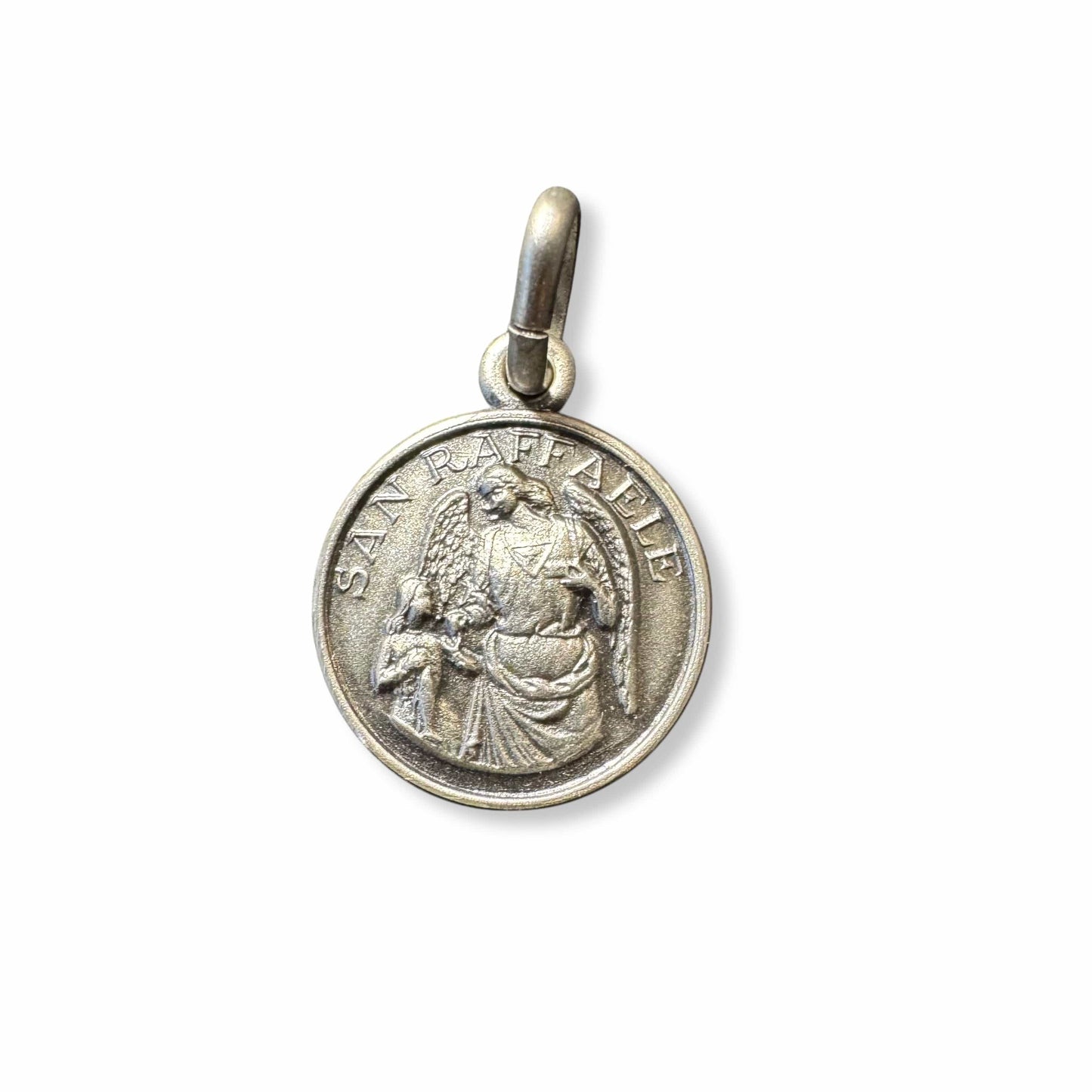 St.Raphael Archangel Medal - 925 Sterling Silver - Blessed By Pope | Catholically