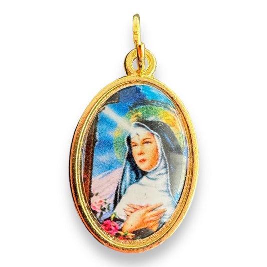 St. Rita Da Cascia Brass Religious Medal Pendant  Lost & Impossible Causes | Catholically