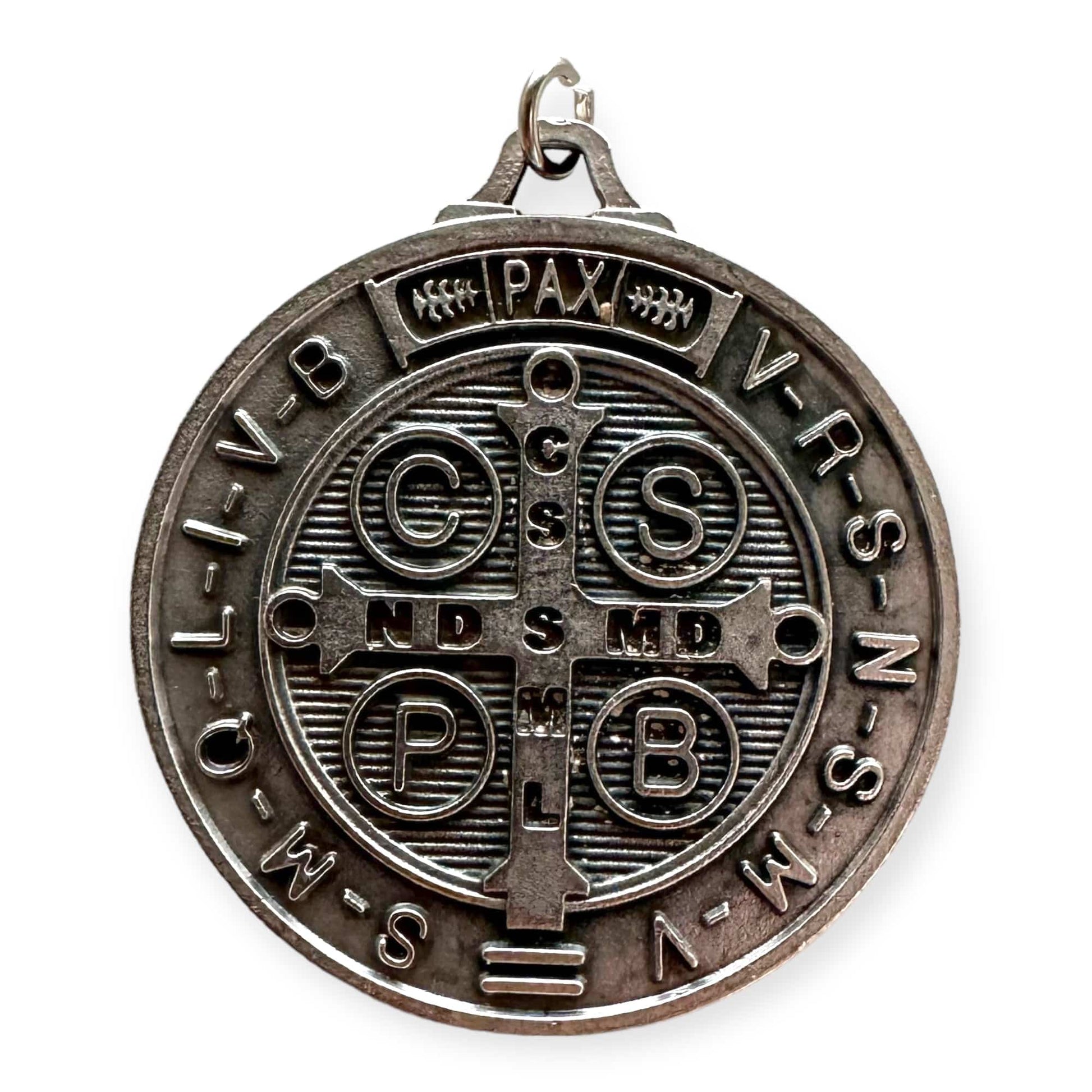 St. Saint Benedict 1 3/4" Medal -  Catholic Pendant - Exorcism - San Benito | Catholically