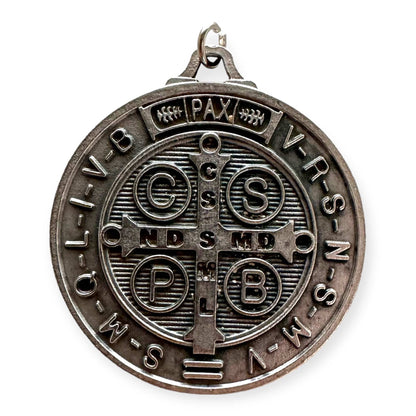 St. Saint Benedict 1 3/4" Medal -  Catholic Pendant - Exorcism - San Benito | Catholically