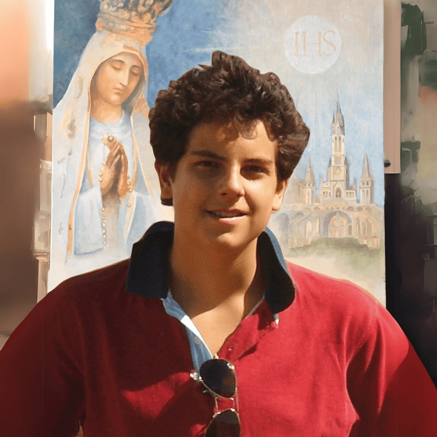 Sterling Silver Medal of Saint Carlo Acutis – Canonized Saint of the Eucharist | Catholically