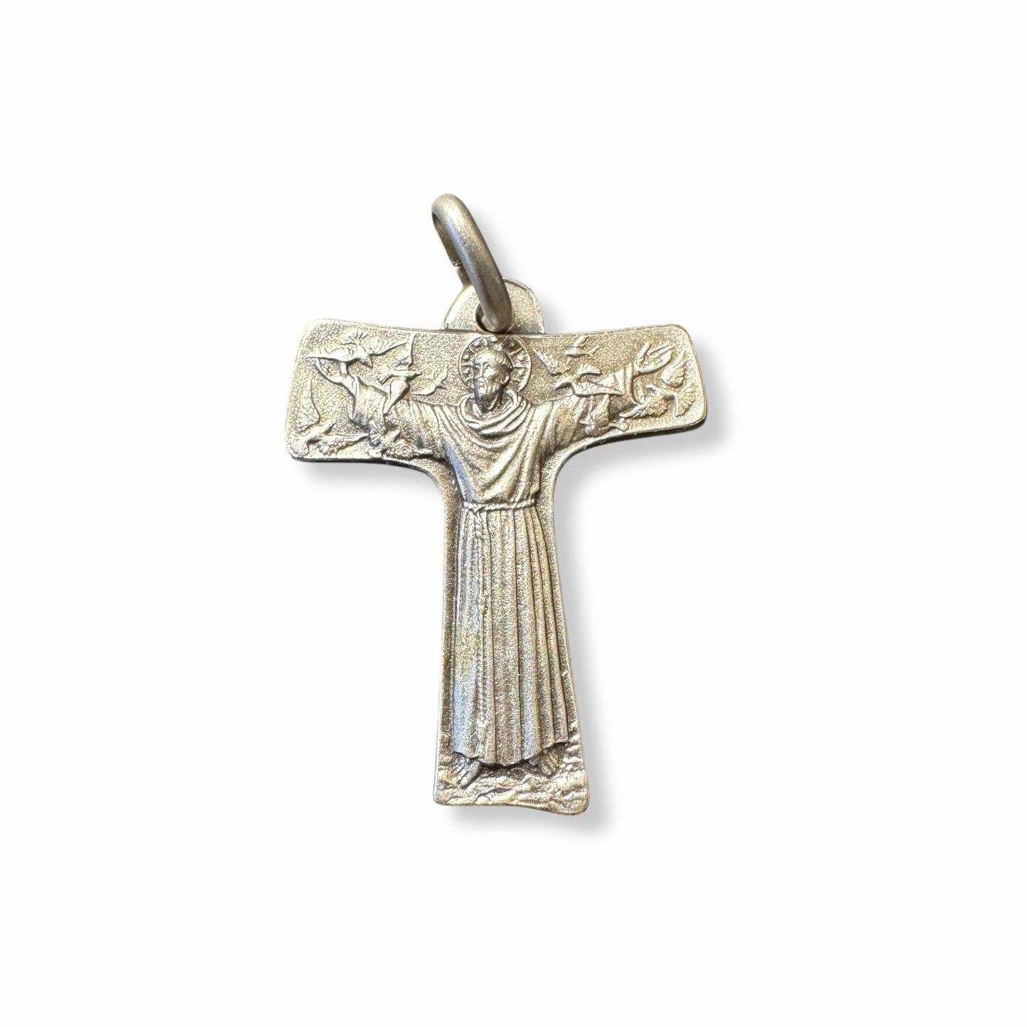 Tau Crucifix - Franciscan Cross - 925 Sterling Silver - St.Francis Of Assisi | Catholically