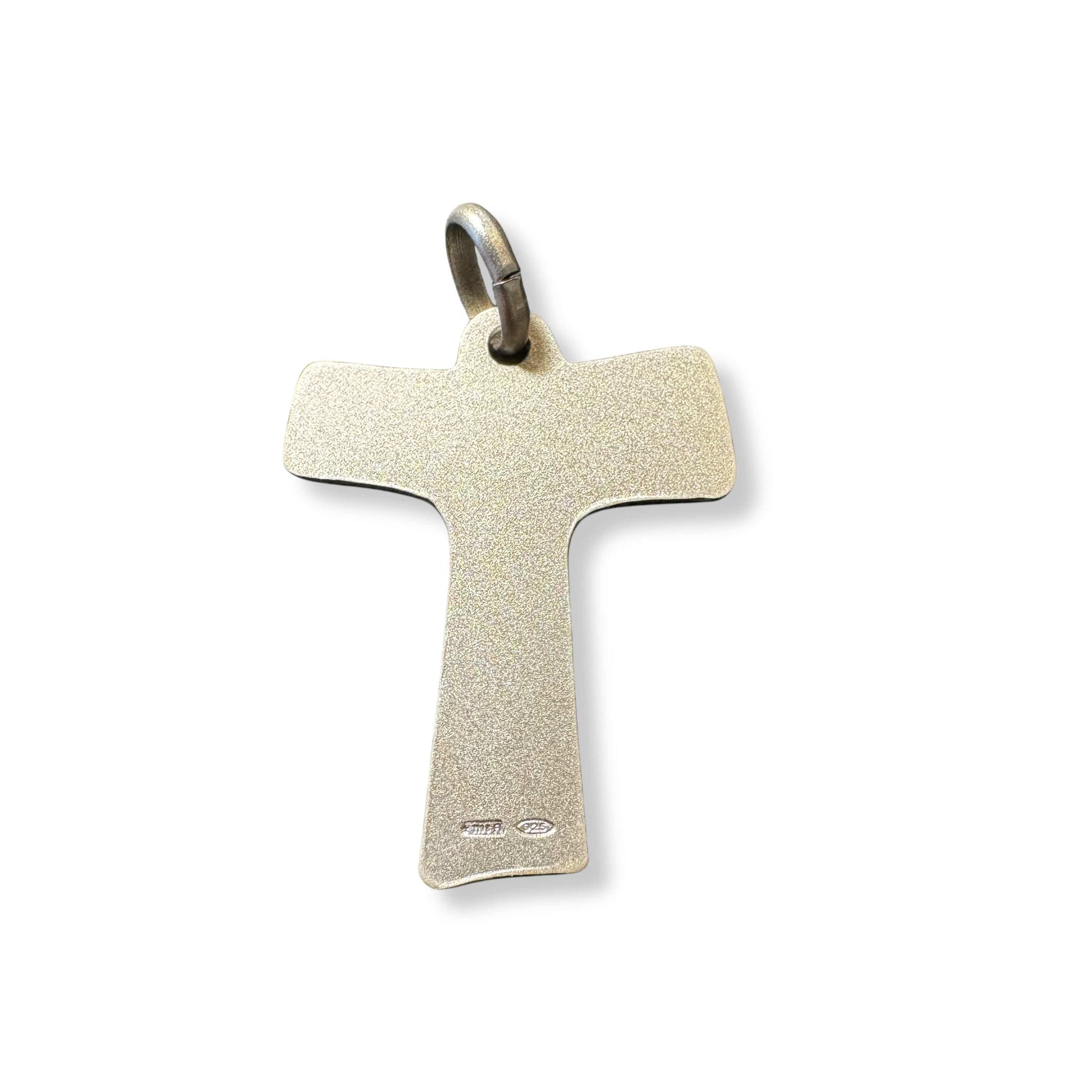 Tau Crucifix - Franciscan Cross - 925 Sterling Silver - St.Francis Of Assisi | Catholically