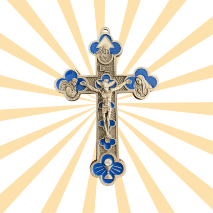 Tertium Millenium Pectoral Cross - Home Altar Crucifix | Catholically