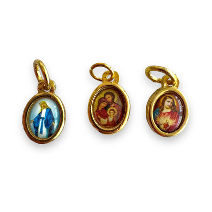 Tiny Medal Our Lady Of Sorrow & Child Of Prague - Catholic Parts - Blessed | Catholically
