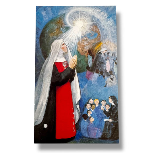 Vintage Holy Card of Beata Geltrude Comensoli with Relic | Catholically