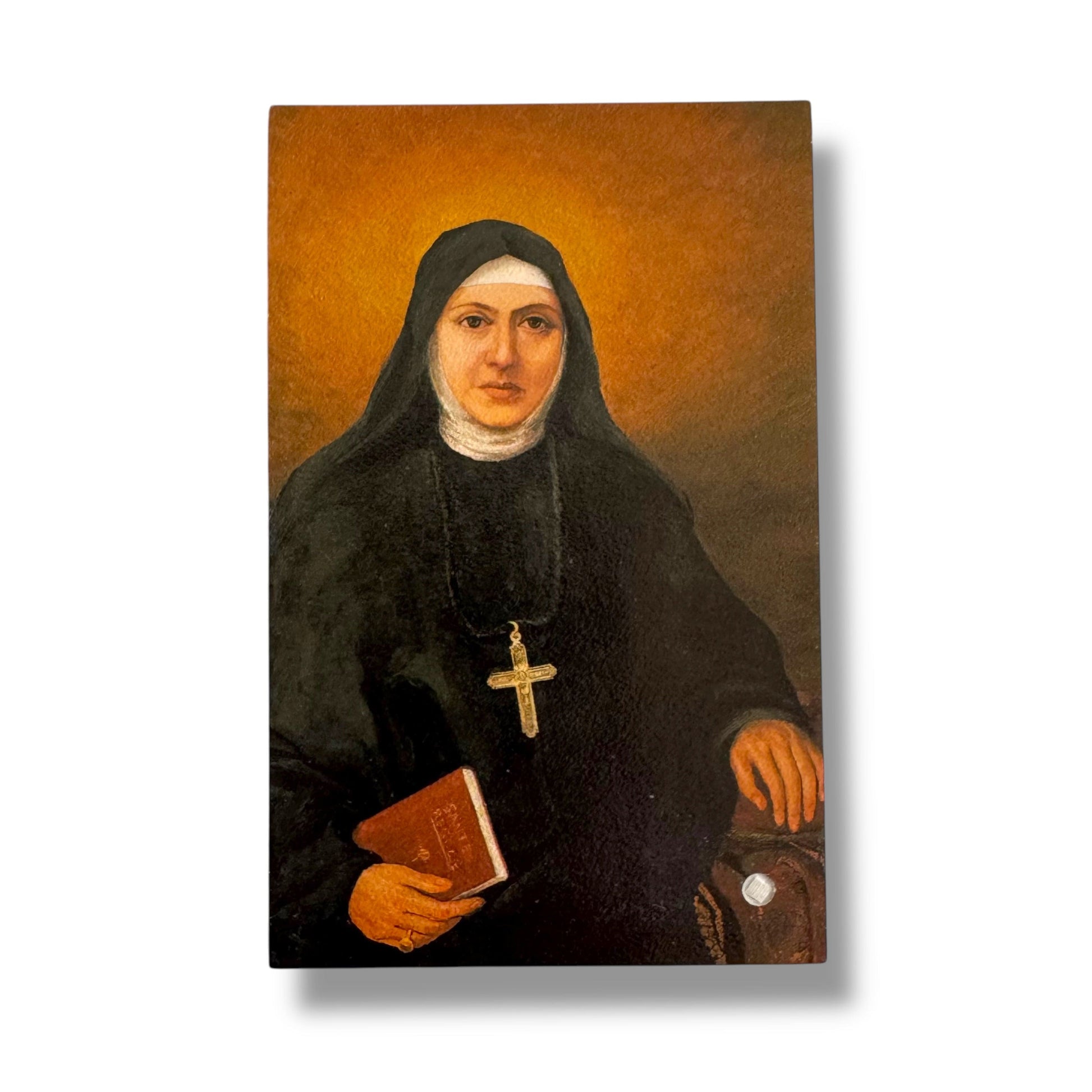 Vintage Holy Card of Beata Geltrude Comensoli with Relic | Catholically