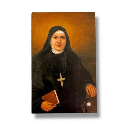 Vintage Holy Card of Beata Geltrude Comensoli with Relic | Catholically