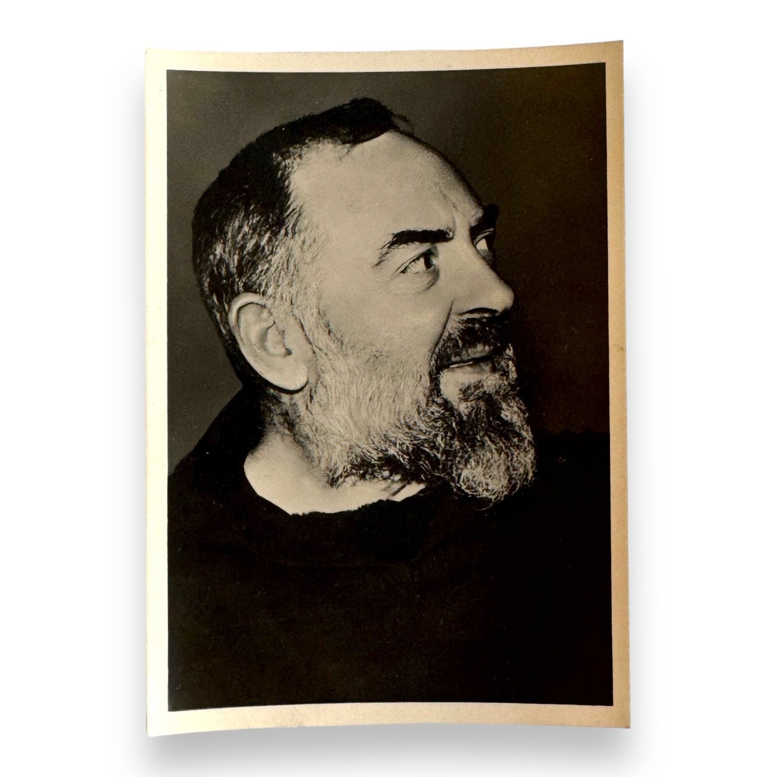 Vintage Padre Pio Portrait Card - A Rare 1952 Spiritual Keepsake | Catholically