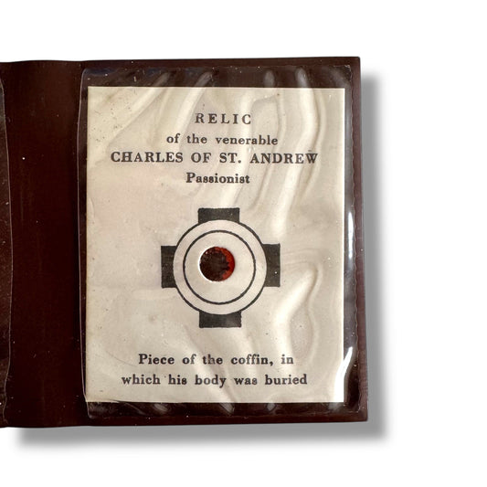 Vintage Relic of the Venerable Charles of St. Andrew | Catholically