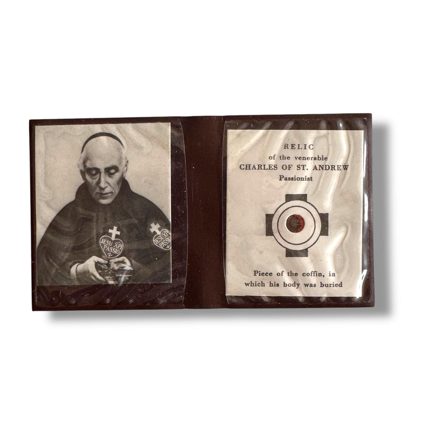 Vintage Relic of the Venerable Charles of St. Andrew | Catholically