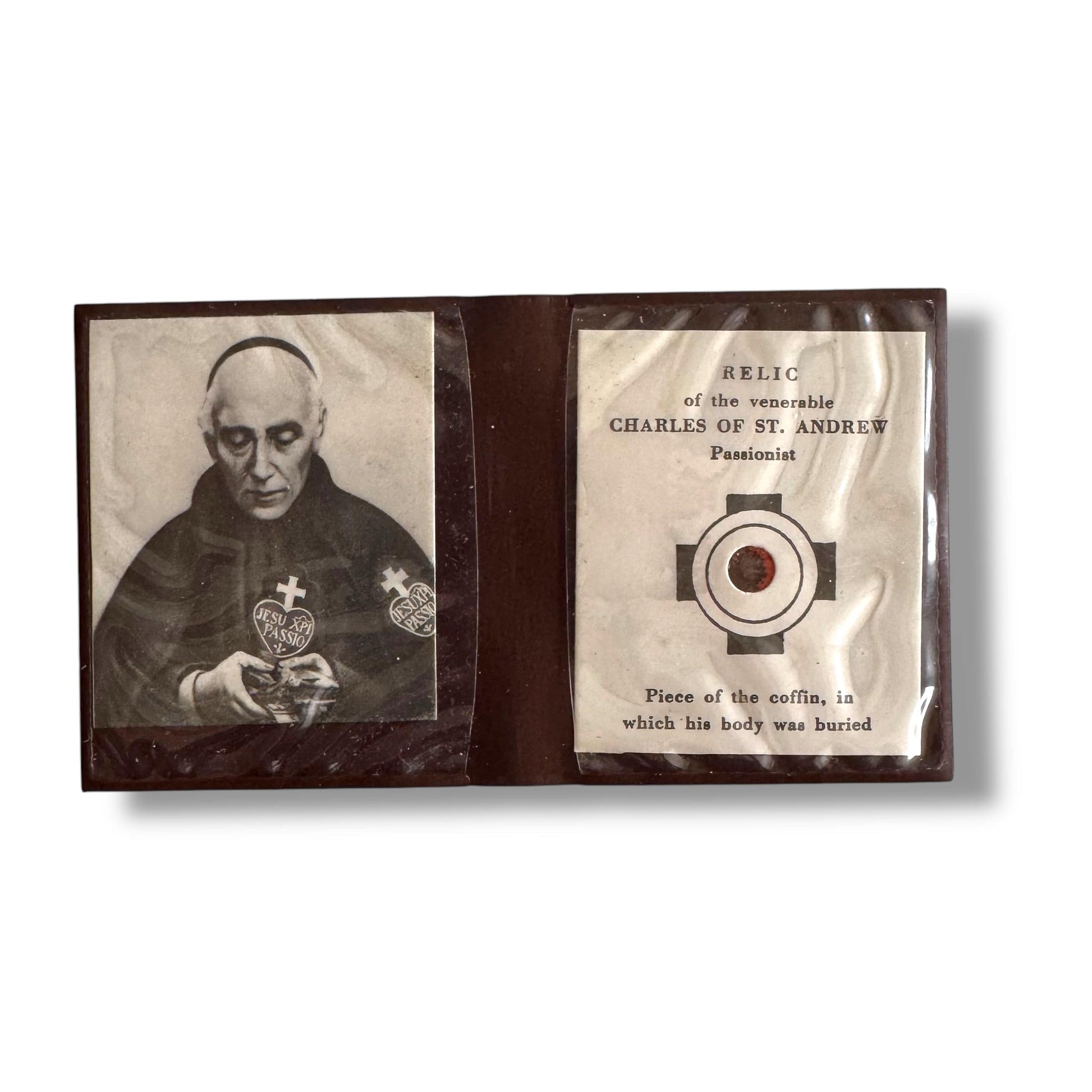 Vintage Relic of the Venerable Charles of St. Andrew | Catholically