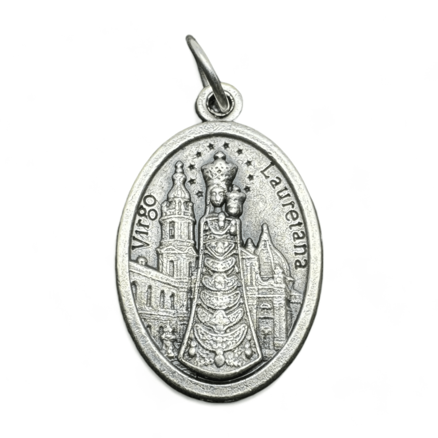Virgo Lauretana - Our Lady of Loreto Medal - Pendant - Charm Blessed By Pope | Catholically