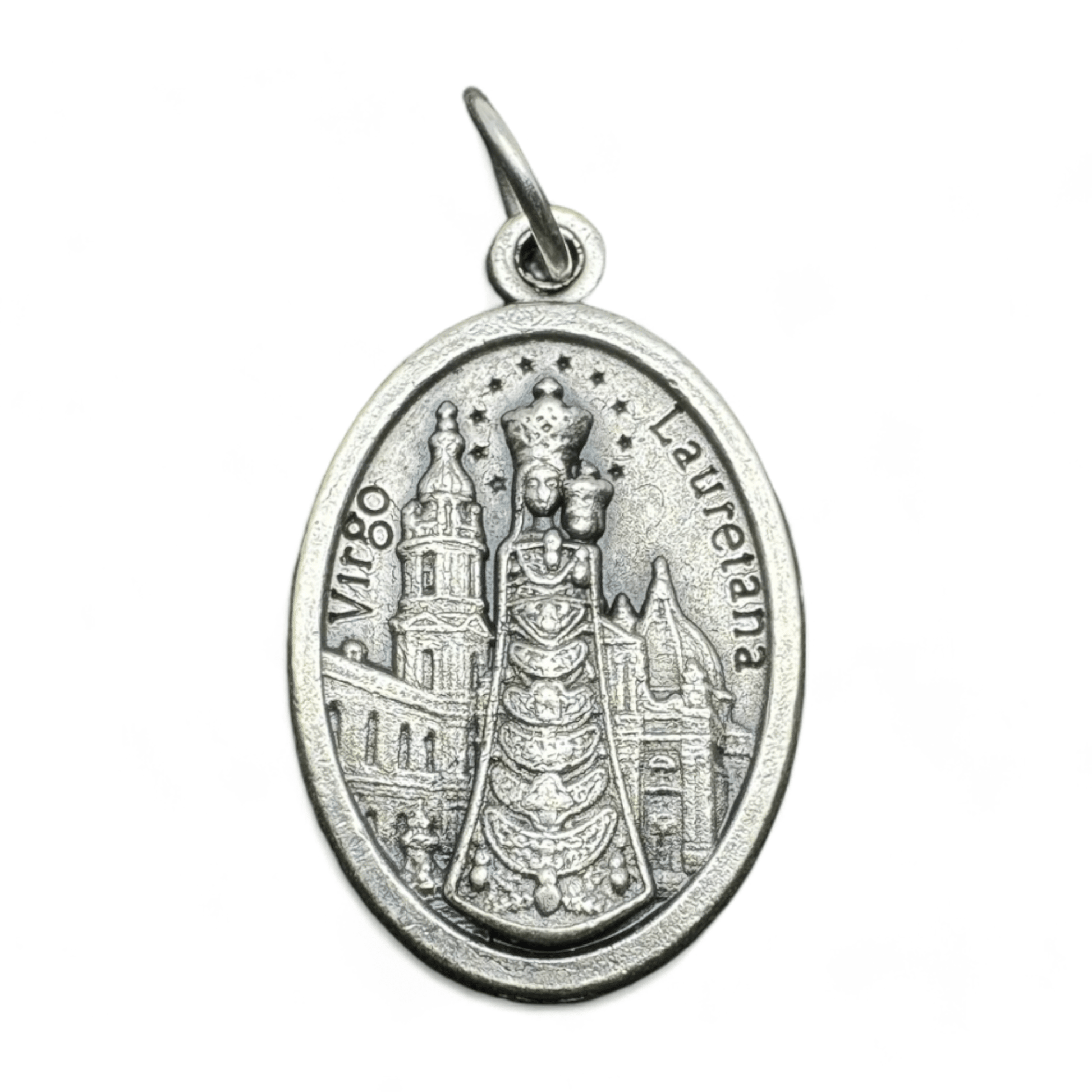 Virgo Lauretana - Our Lady of Loreto Medal - Pendant - Charm Blessed By Pope | Catholically