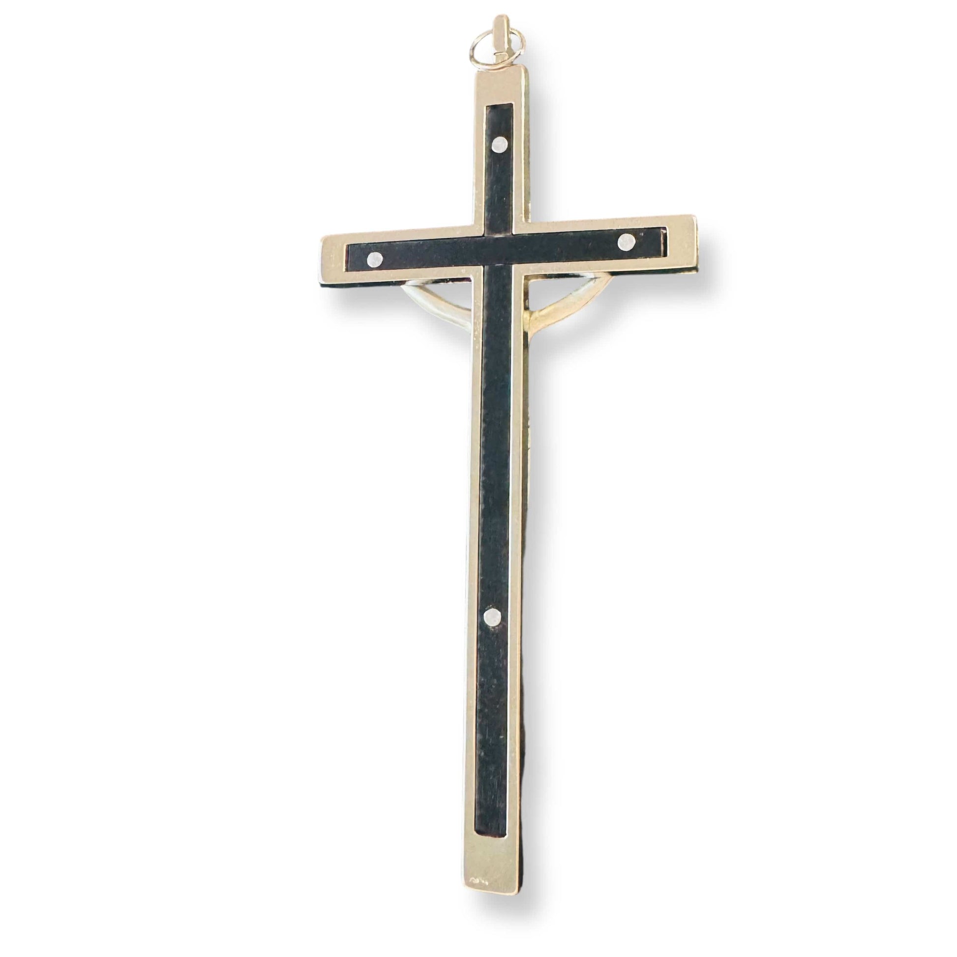 Wall Crucifix Blessed by Pope - 6" Wooden Cross | Catholically
