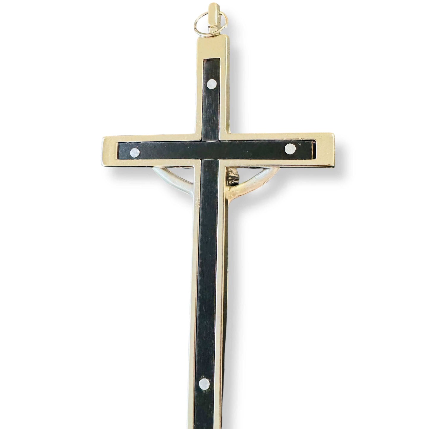 Wall Crucifix Blessed by Pope - 6" Wooden Cross | Catholically