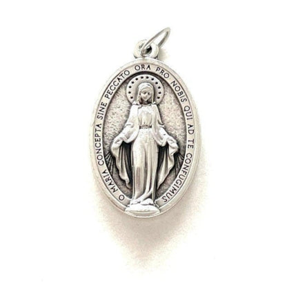 1.2" Pendant - Blessed Miraculous Medal - Blessed By Pope | Catholically