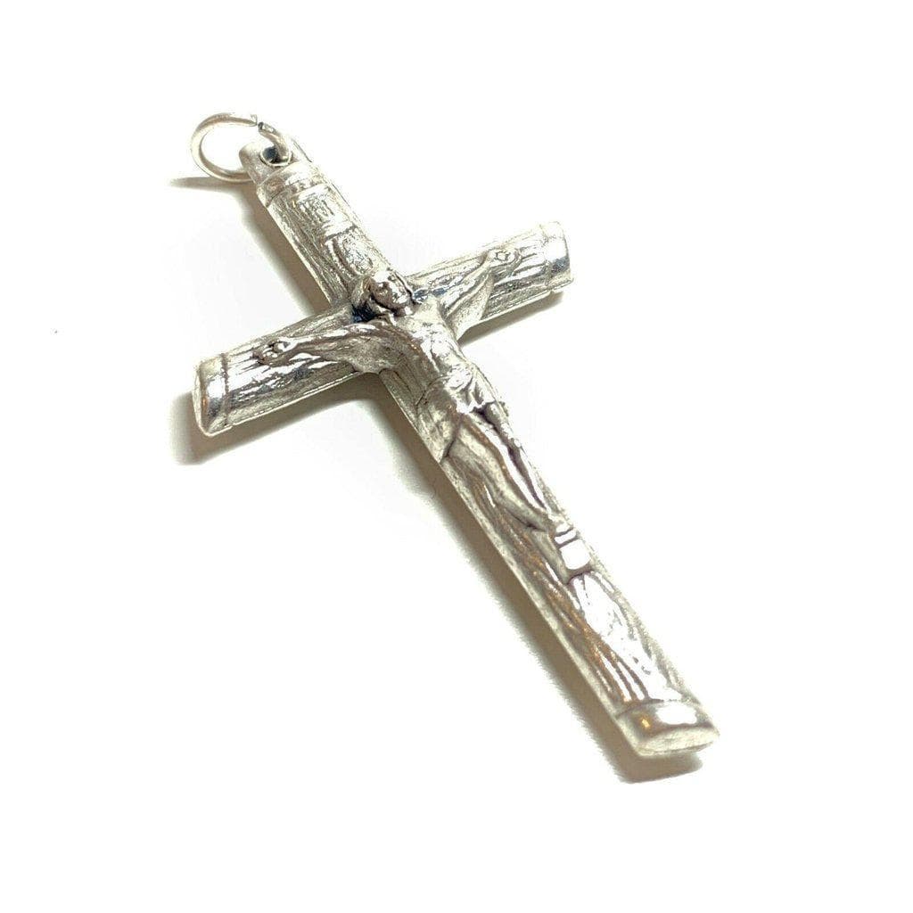 2" CROSS  -Crucifix -Parts -Pendant Blessed by Pope | Catholically