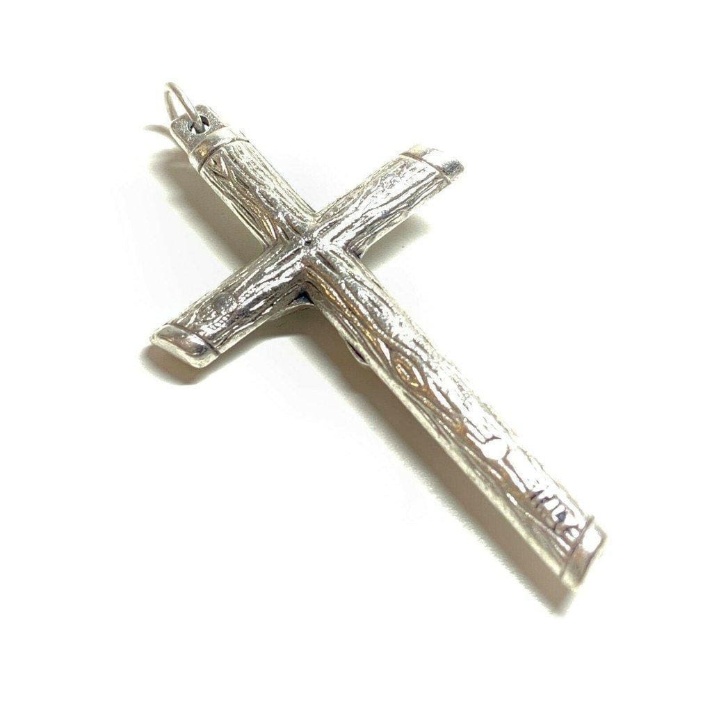 2" CROSS  -Crucifix -Parts -Pendant Blessed by Pope | Catholically