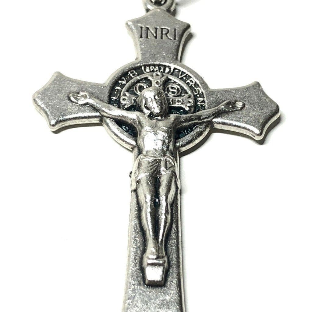 2" St. Benedict Crucifix - Exorcism - Cross - Blessed - Medalla De San Benito | Catholically