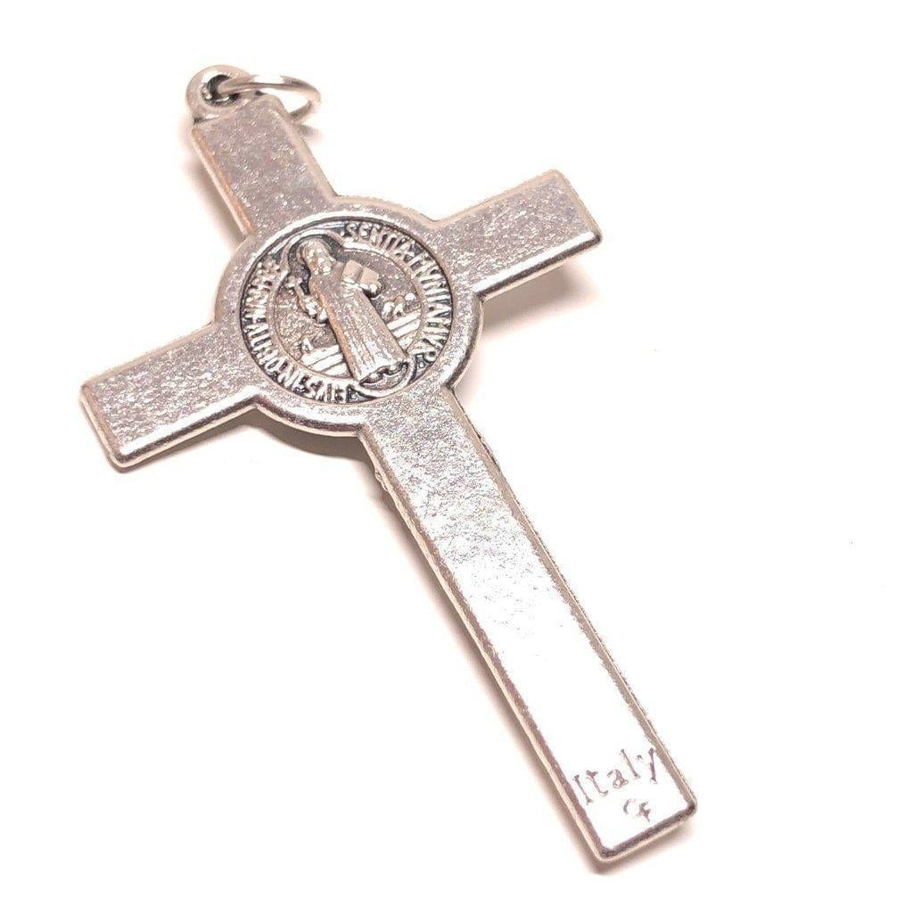 2" St. Benedict Crucifix - Exorcism - Cross - Blessed - Medalla De San Benito | Catholically