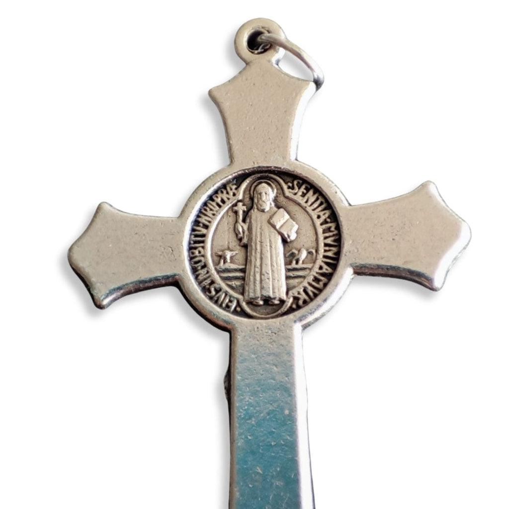 2" St. Benedict Crucifix - Exorcism - Cross - Blessed - Medalla De San Benito | Catholically
