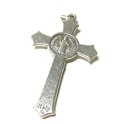 2" St. Benedict Crucifix - Exorcism - Cross - Blessed - Medalla De San Benito | Catholically