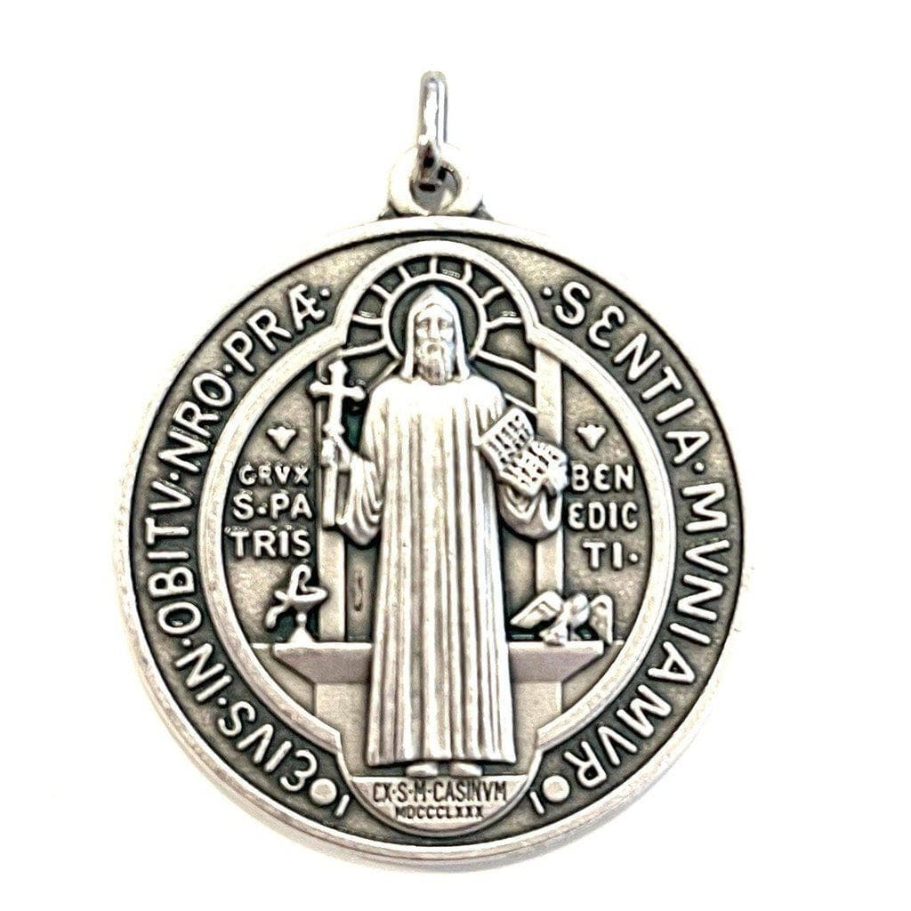 2" St Benedict Medal - Medalla De San Benito Blessed By Pope | Catholically