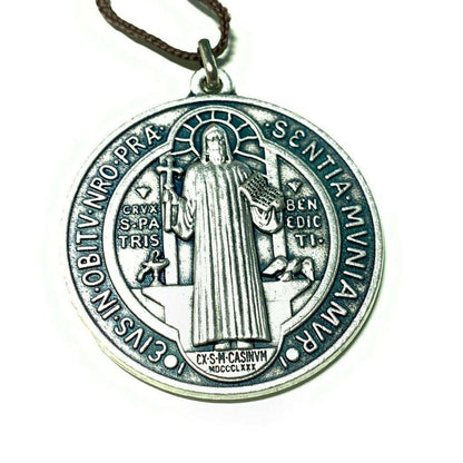 2" St Benedict Medal - Medalla De San Benito Blessed By Pope | Catholically